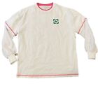Men’s CONVERSE - Long Sleeve T-shirt SIZE S White With Hot Pink Detail