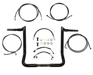 Harley Davidson Street Glide Handlebars 2014-2020 FLH ABS Complete Kit USA Made! - Picture 1 of 11