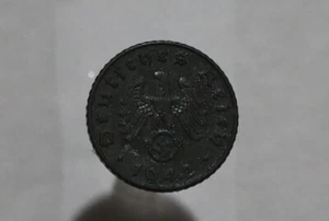 ๐งญ ๐ฉ๐ช GERMANY THIRD REICH 5 REICHSPFENNIG 1942 F SHARP DETAILS B50 #7766 - Picture 1 of 2