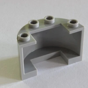 LEGO® 24593 6249550 Halbzylinder 2 x 4 x 2 - hellgrau NEU - Bild 1 von 1