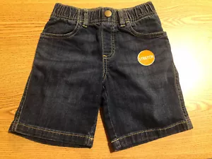 JUMPING BEANS Little BOYS Jean Shorts 5 Retail $18 (s-blk-18-3) - Picture 1 of 6