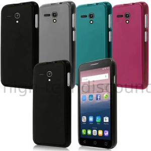Housse etui coque silicone gel fine pour Alcatel One Touch Pop 3 (5.5) + film - Photo 1 sur 3
