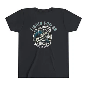 Built to Fish Youth Tee, Aim High Fishing Shirt, Monster Fishing Shirt, Outdoor - Picture 1 of 46
