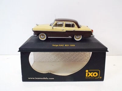 IXO CLC032 VOLGA GAZ M21 1959 CREAM/BROWN 1:43 IMMACULATE NEW BOXED (D22) - Image 1 of 4