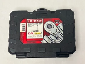 USED CRAFTSMAN 34553 10-PC 3/8" 6-POINT SOCKET SET WITH CASE (INCH) - Picture 1 of 6
