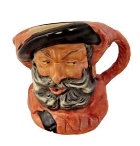 Toby Jug Mug Royal Doulton Falstaff D6519 Creamer Pitcher Vintage Mini 2.5 inch - Picture 1 of 6