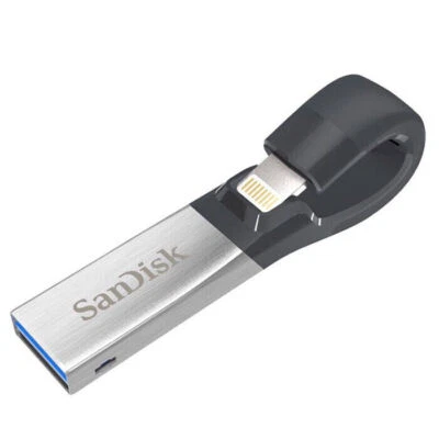 SanDisk 32GB 64GB 128GB SDIX30 USB 3.0 Drive iXpand Flash for iPhone iPad Apple - Image 1 of 4