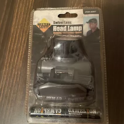 Western Safety Swivel Lens Head Lamp Waterproof with Batteries  Light  NEW - Image 1 of 2