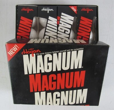 Hogan Magnum Vintage Golf Balls Box of 12 4 Sleeves - Image 1 of 4