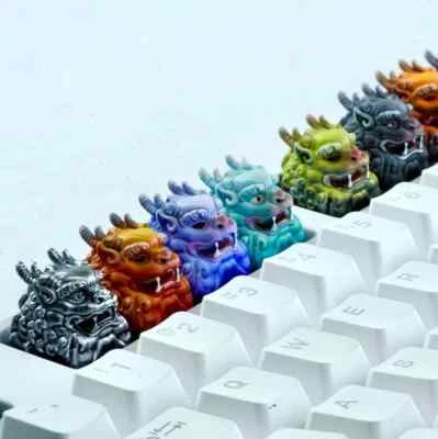 Artisan Resin Handmade Keycaps For Cherry MX Mechanical Gaming Keyboads  - Image 1 of 4