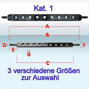 Ackerschiene Kat. I KAT 1 540 ? 720 ? 800 mm Acker-Schiene Traktor Auswahl Neu - Bild 1 von 15