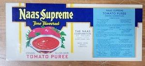 FILE Copy Label Naas Supreme Portland Indiana Tomato Puree - Picture 1 of 1