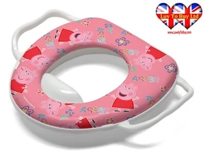 Peppa Pig Toilet Baby Training Seat Children's Soft Padded Toilet Seat. - Picture 1 of 2