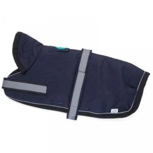 Zoon Uber-Activ Adjustable Navy Reflective Strips Waterproof Comfort Dog Coat - Picture 1 of 3