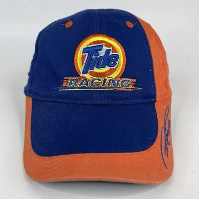 Кепка NASCAR с застежкой сзади синяя оранжевая Ricky Craven Tide Racing Downy 32 мужская - Изображение 1 из 4