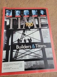1998 DECEMBER 7 TIME MAGAZINE - TIME 100: BUILDERS AND TITANS  - Picture 1 of 2
