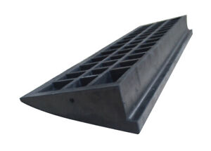 1PC 4inch Rubber Loading Dock Rubber Curb Ramps 20 Ton Car Ramp
