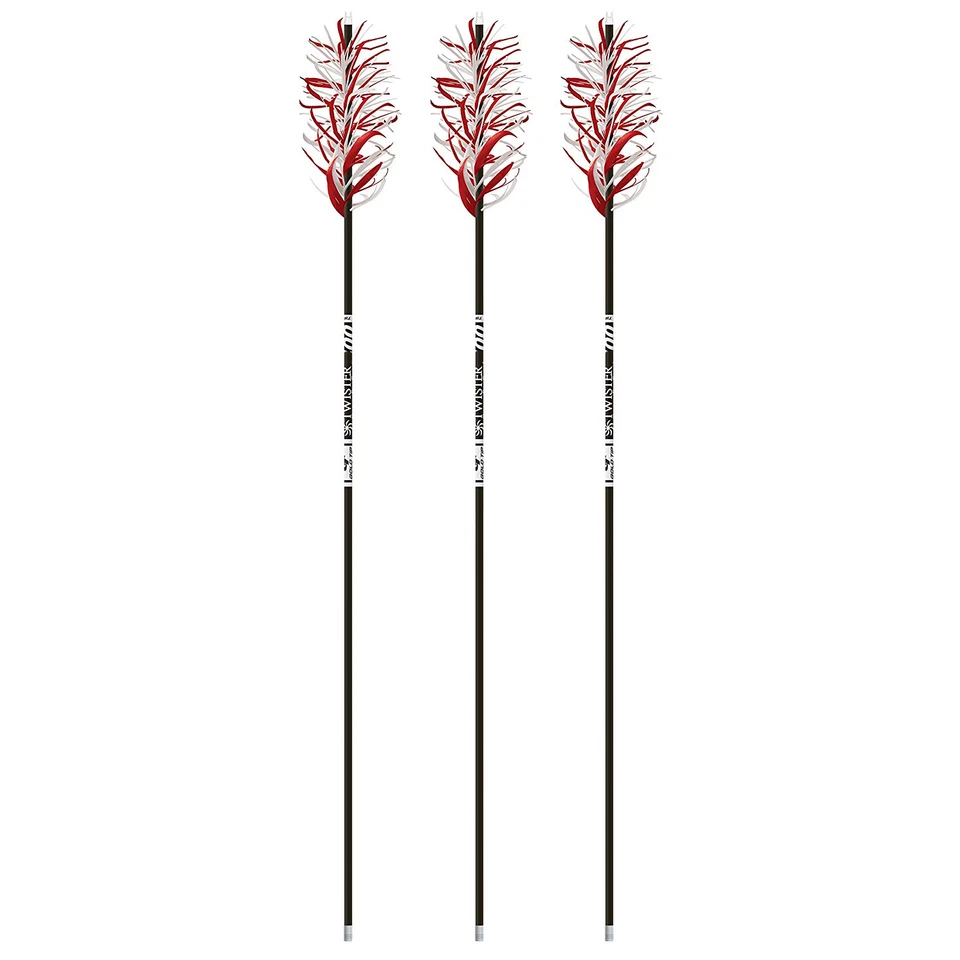 Gold Tip Arrows Twister Flu Flu 300 Spine 3 Pack Small Game Bird Golf #90764x3 - Image 1 of 1