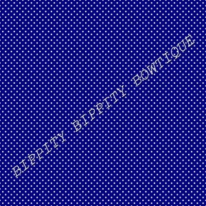 GORGEOUS SCHOOL "MICRO POLKA DOTS" PRINTED CANVAS FABRIC SHEET.. HAIR BOWS - Picture 1 of 22