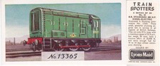 Lyons Maid BR STANDARD DIESEL ELECTRIC Train Spotters 30 Cards Card #13365