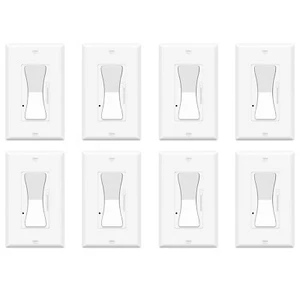 Interruptor de luz atenuadora 8PK poste de luces LED CFL de 3 vías LED incandescente listado ETL - Imagen 1 de 12