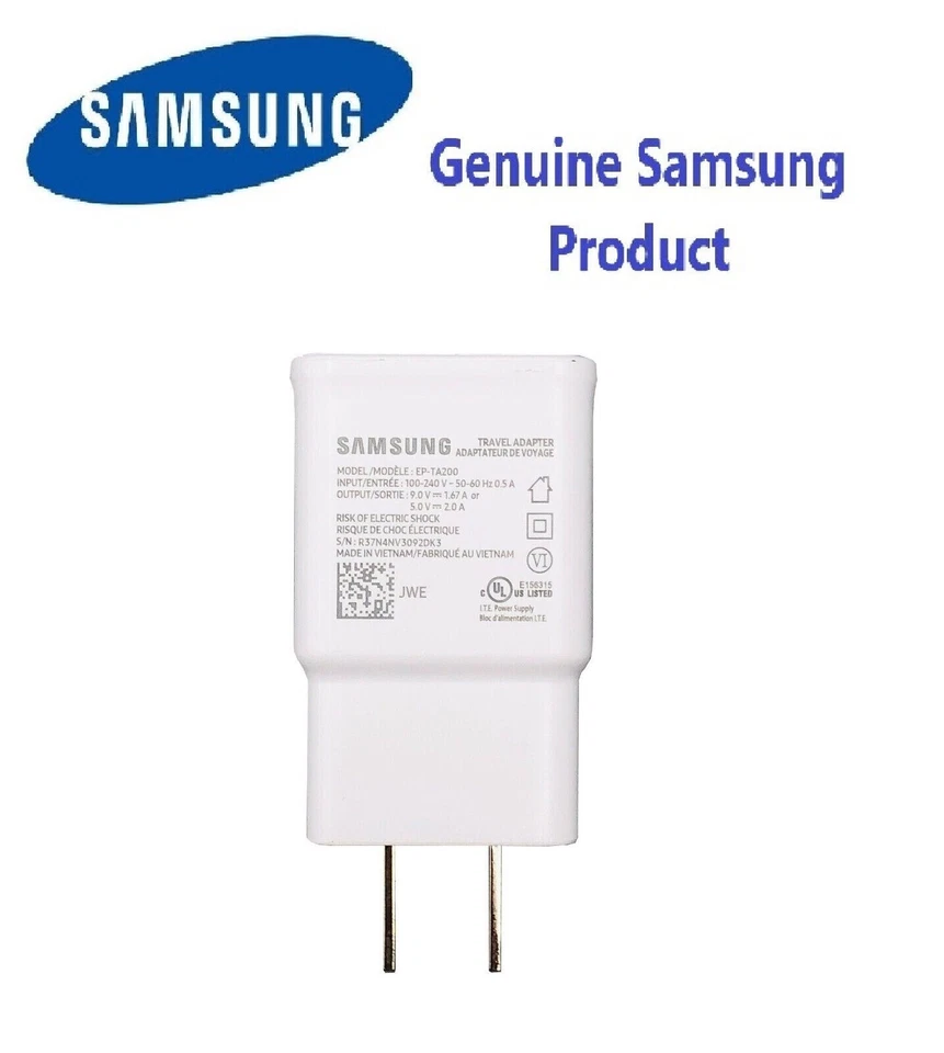 Original Genuine OEM Samsung EP-TA200 15W Fast Travel Adapter  Wall Home Charger - Image 1 of 1