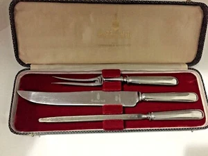 Vintage Haddon Hall Sheffield CARVING SET Stainless - Picture 1 of 6