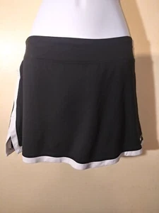 NIKE TENNIS/GOLF SKORT BLACK/WHITE WOMENS SZ L - Picture 1 of 7