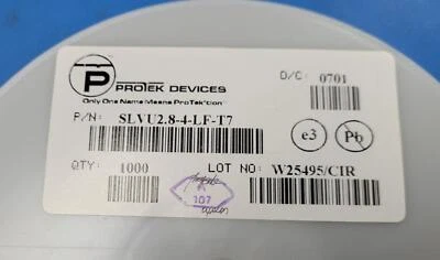 (10pcs) SLVU2.8-4-LF-T7 TVS Diode, 600W, 2.8V, Bidirectional, 4 Element, 8P-SOIC - Image 1 of 2