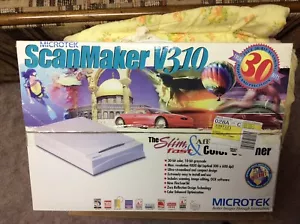 Microtek ScanMaker V310 Flatbed Scanner WIndows - New Open Box - Picture 1 of 7
