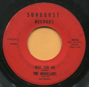 MONCLAIRS (Wait For Me / Happy Feet Time) R&B - SOUL 45 RPM RECORD - Picture 1 of 2
