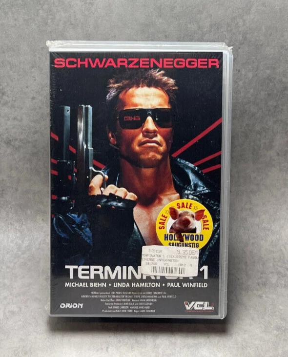 Terminator 1 - Arnold Schwarzenegger - VHS Videokassette - Neu - Rarität - Bild 1 von 2
