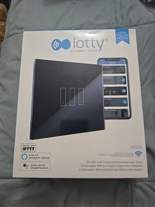 interruttore luce iotty model u3 nero nuovo con scatola - Foto 1 di 4