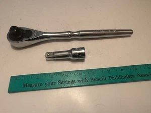 Craftsman HEAVY DUTY  1/2" Drive 10" LONG QUICK RELEASE RATCHET + 3" SOCKET EXT - Bild 1 von 5