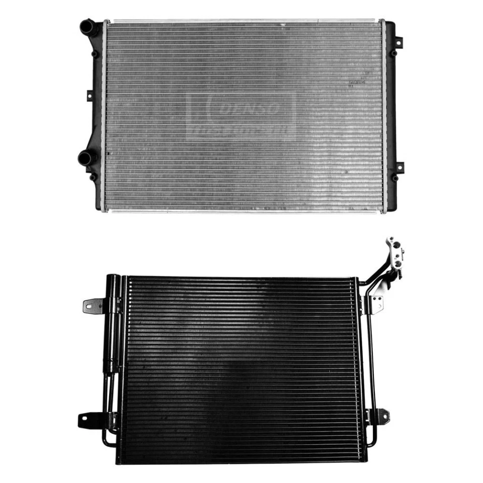 For Volkswagen Tiguan 2009 Denso Radiator & Condenser Kit Foto 1 de 1