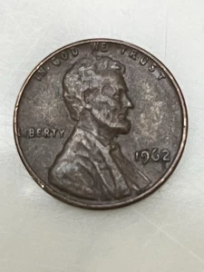 1962 Us 1 Cent Coin - Picture 1 of 2