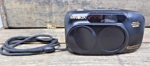 Minolta Explorer Freedom Zoom Multi AF 35mm fotocamera panoramica pellicola NON TESTATA - Foto 1 di 11