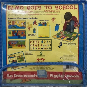 Sesame Street Elmo Goes to School Felt PlaySet SoftPlay 2001 - Bild 1 von 8