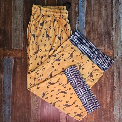 Pantalones de salón Cuddl Duds ligeros tejidos para mujer medianos jirafa capri Foto 1 de 4