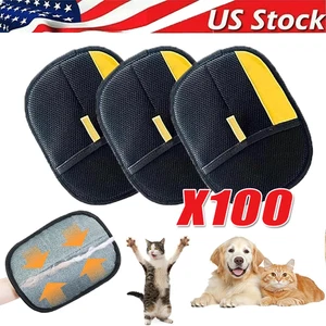 Handschuh Katzenpflegehandschuhe Katzenhaarentferner 2025 Neu Haustier Hund Haarentferner Set - Bild 1 von 13