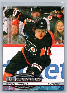 2025-26 Upper Deck Series 1 #C-49 Owen Tippett UD Canvas Philadelphia Flyers - Picture 1 of 2