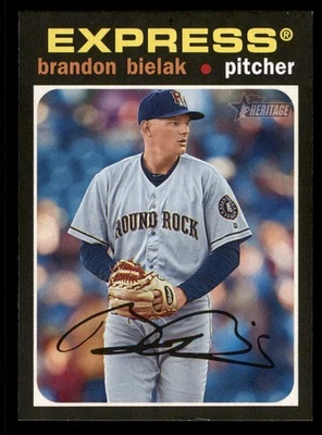 2020 Topps Heritage Minor League #101 Brandon Bielak Round Rock Express - Image 1 of 2