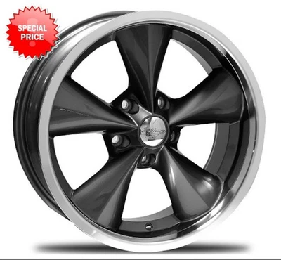 BLEM SET - BOYD CODDINGTON Junkyard Dog 18X8 5x127 ET-13 Gunmetal/Machined - Image 1 of 3