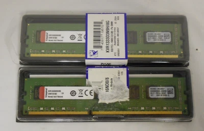 Kingston KVR1333D3N9H/8G 16GB (8GBX2) PC3-10600U Memory RAM - Image 1 of 3