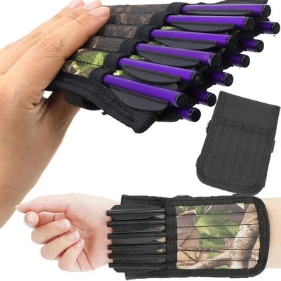 Mini Bow Arrow Quiver Bolt Holder Single Sided Double Sided Camo Archery Hunting - Image 1 of 4