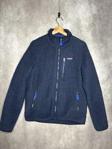 PATAGONIA RETRO-X FLEECE JACKET NAVY BLUE  MEDIUM MENS USED - Picture 1 of 3