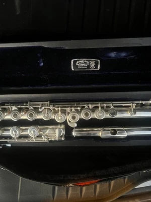 flauta haynes q3 pie b offset g plata de ley  Foto 1 de 4