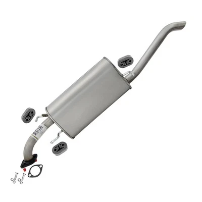 Stainless Steel Exhaust Rear Muffler w/Hanger fits: 2004-208 Chevrolet Aveo 1.6L - Image 1 of 4
