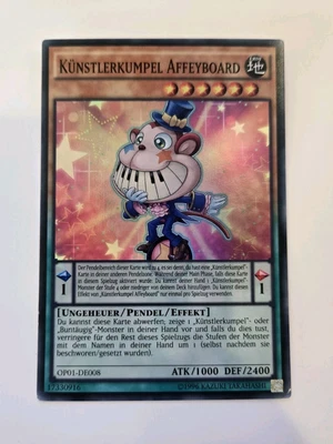 *GERMAN* Performapal Monkeyboard Super Rare Unl Edition OP01-EN008 MP Yugioh - Image 1 of 2