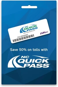 NC Quick Pass Sticker Transponder – Toll Roads – Works in 19 States (1) - Picture 1 of 8